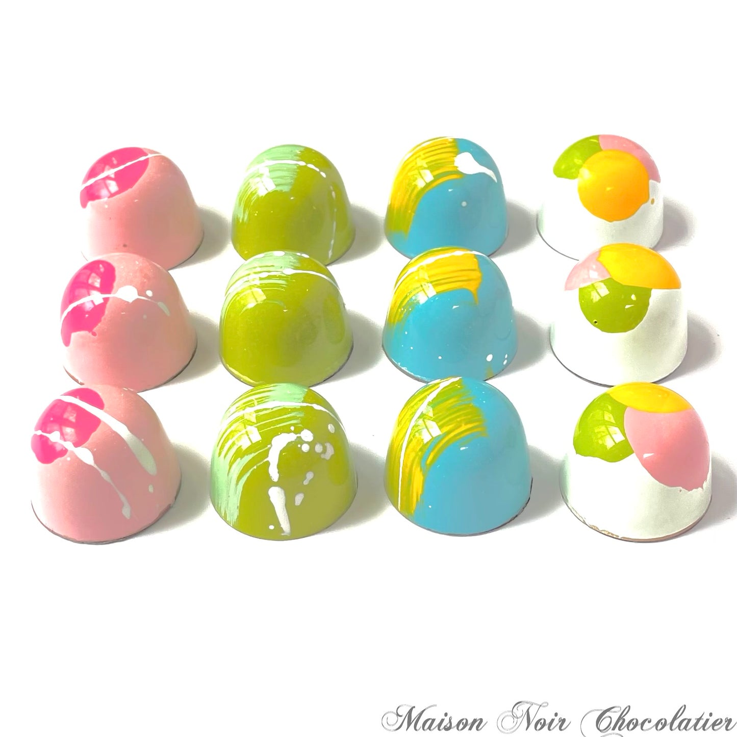 Spring Collection 64% Dark chocolate Bonbons